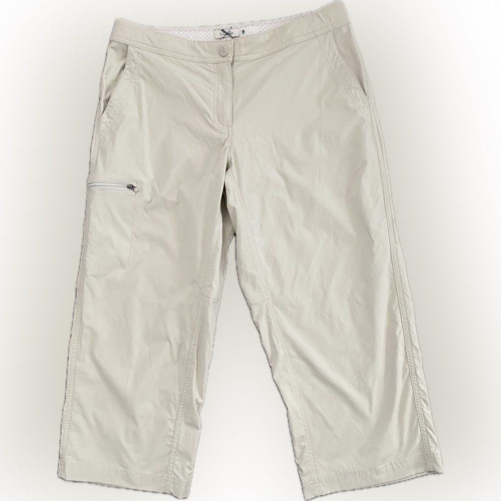 L.L. Bean Water Repellent Trail Pants/Crops - Size 8 Regular